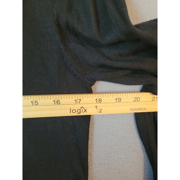 Dana Buchman Black Sequin Cowl-Neck Top – NWT, Long Sleeve, Sz M Holiday Sparkle - Picture 5 of 9